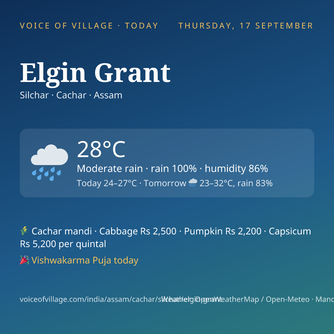 Elgin Grant today