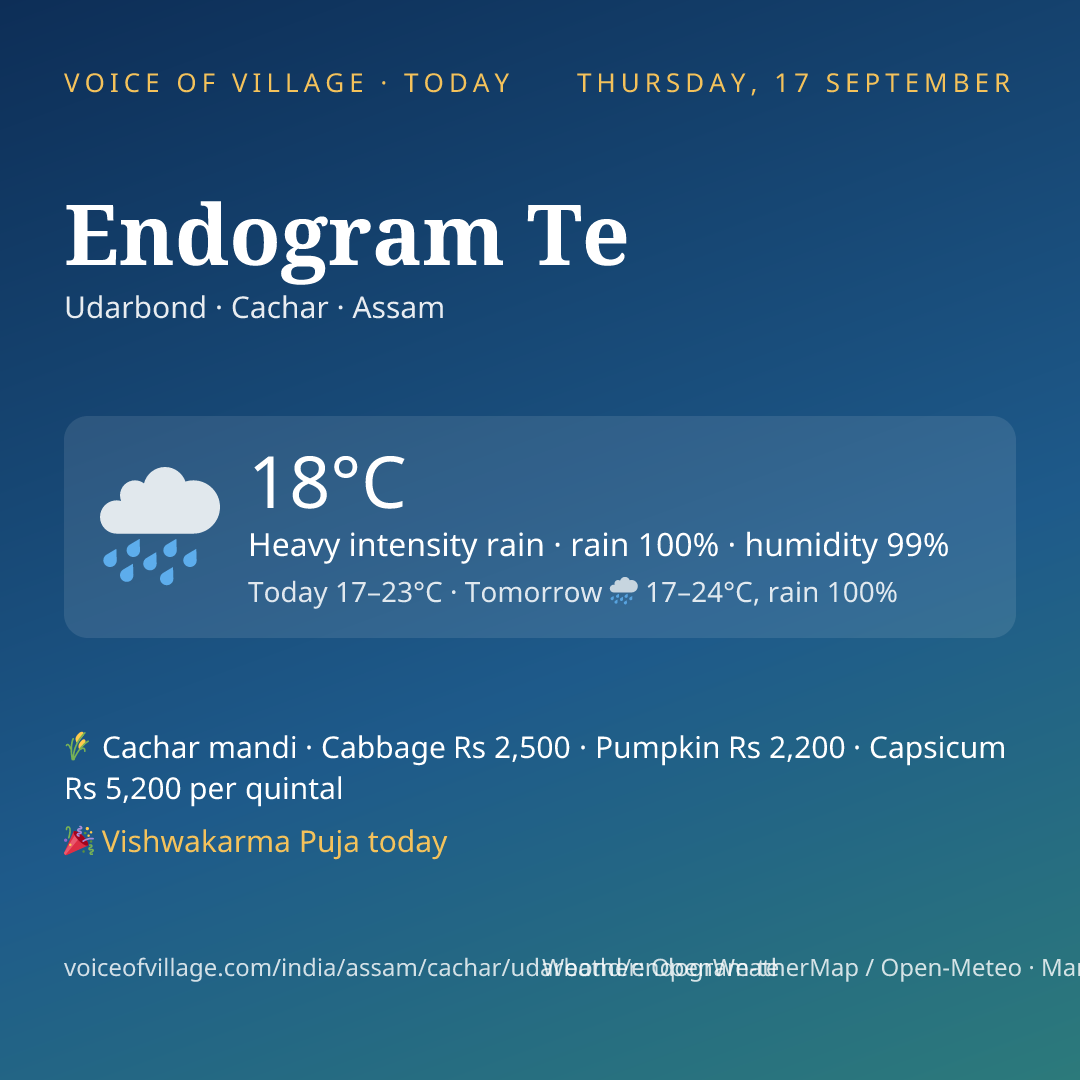Endogram Te today