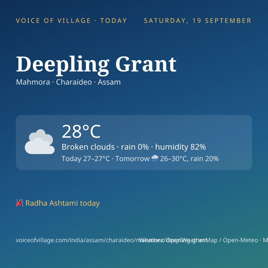 Deepling Grant today