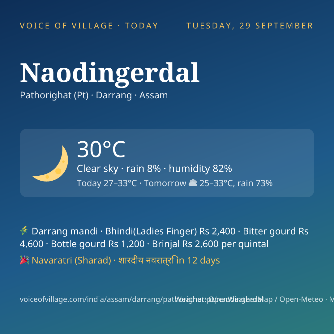 Naodingerdal today