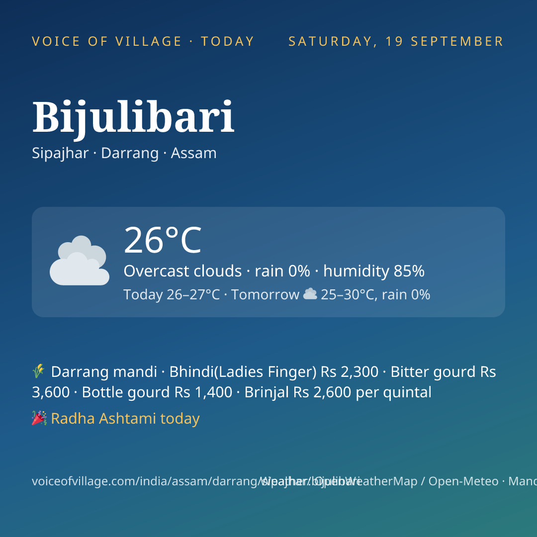 Bijulibari today