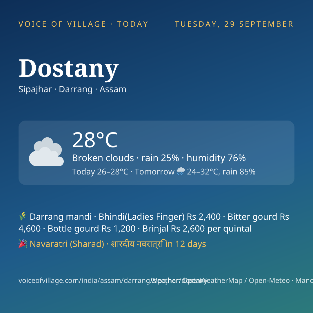 Dostany today