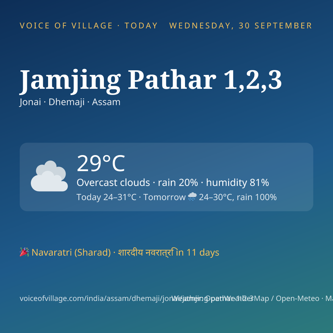 Jamjing Pathar 1,2,3 today