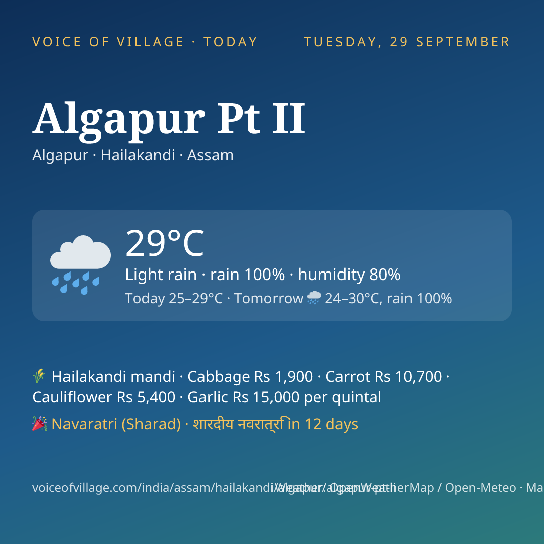 Algapur Pt II today