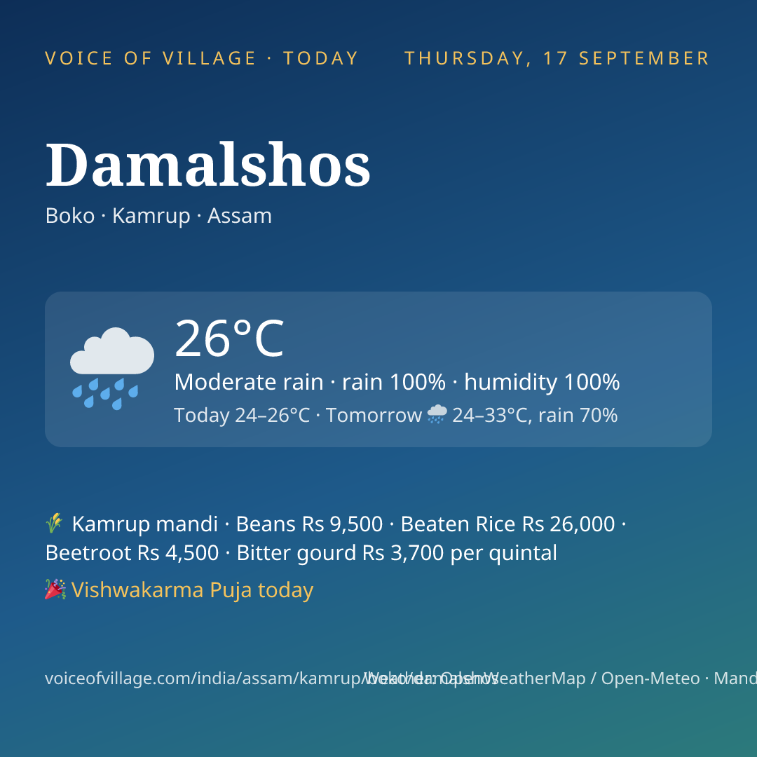 Damalshos today