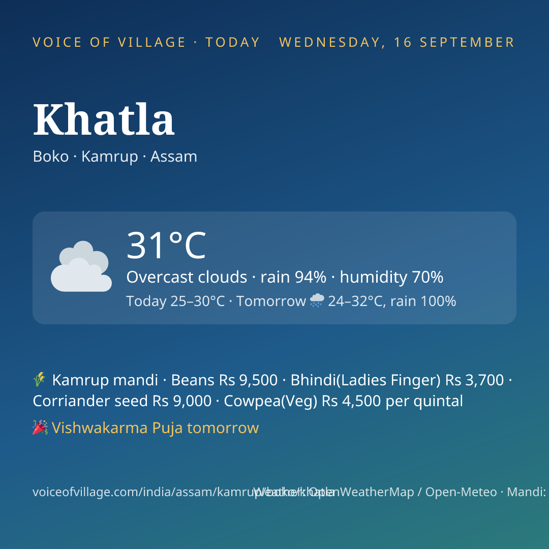 Khatla today