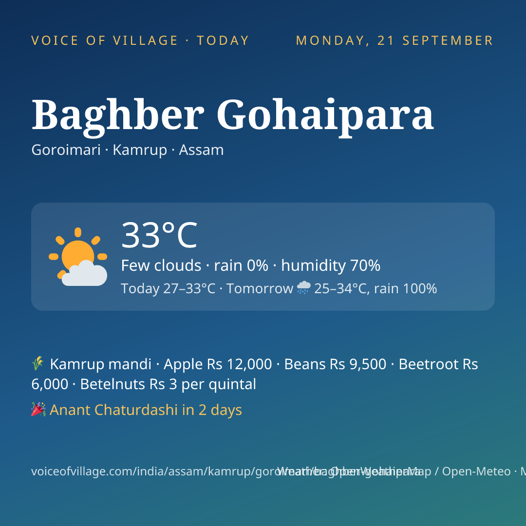 Baghber Gohaipara today
