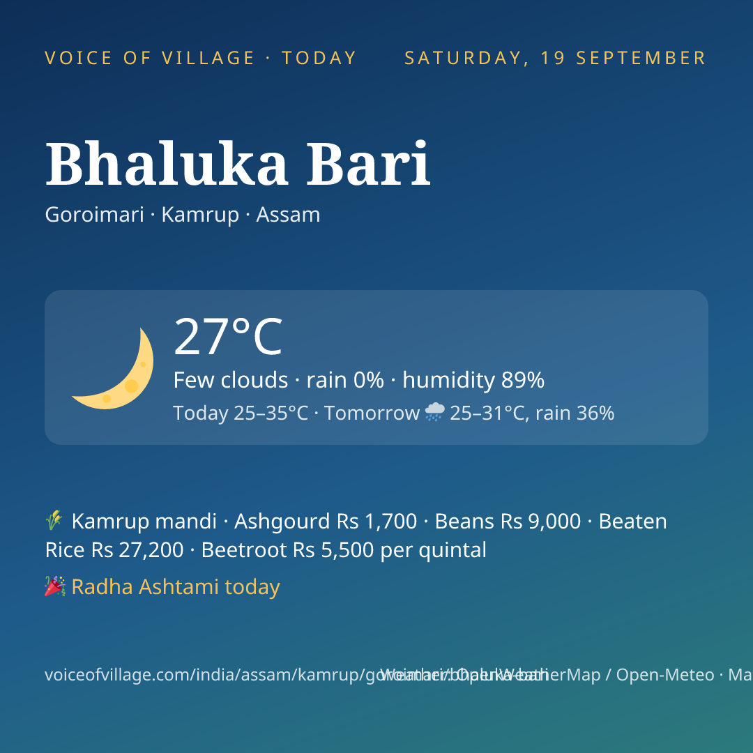 Bhaluka Bari today