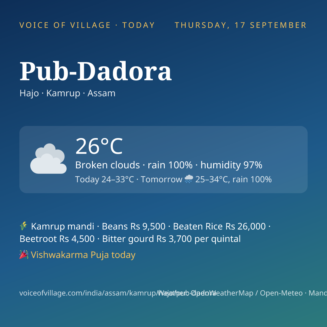 Pub-Dadora today