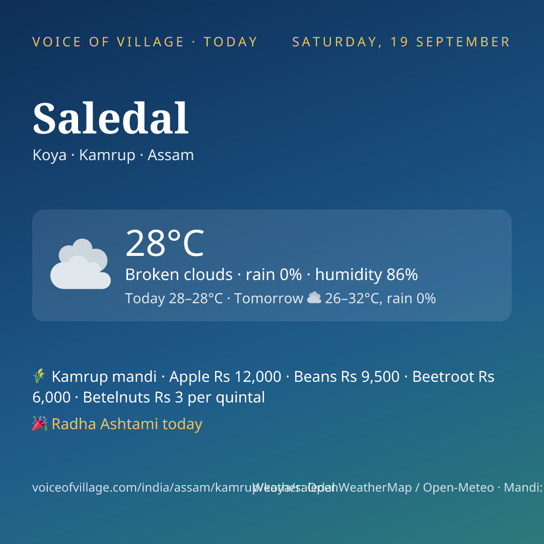 Saledal today
