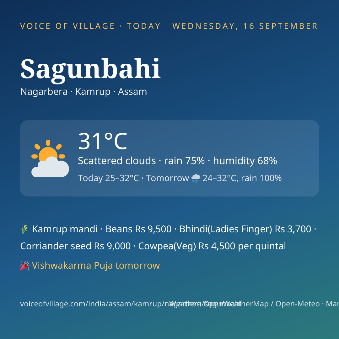 Sagunbahi today