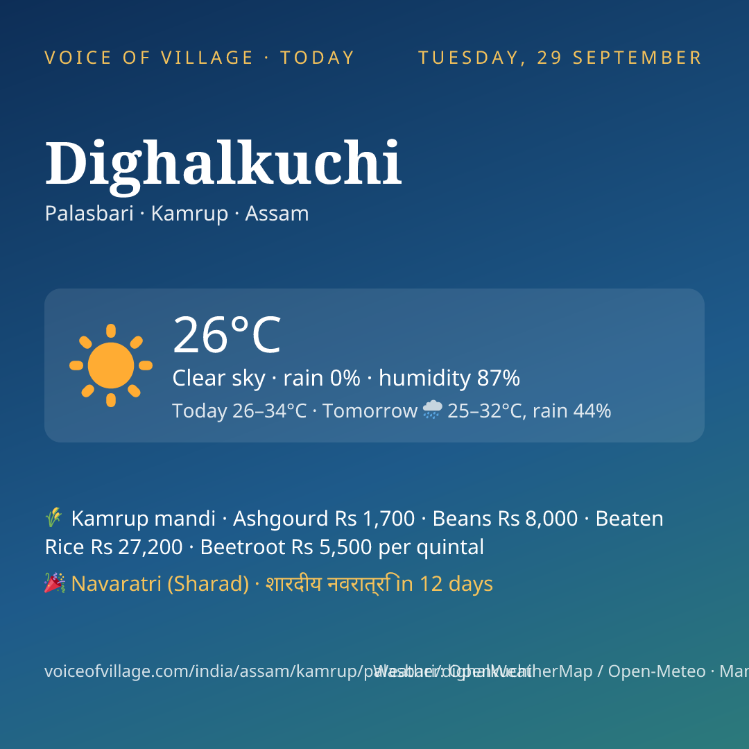 Dighalkuchi today