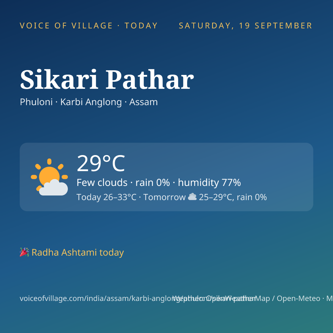 Sikari Pathar today