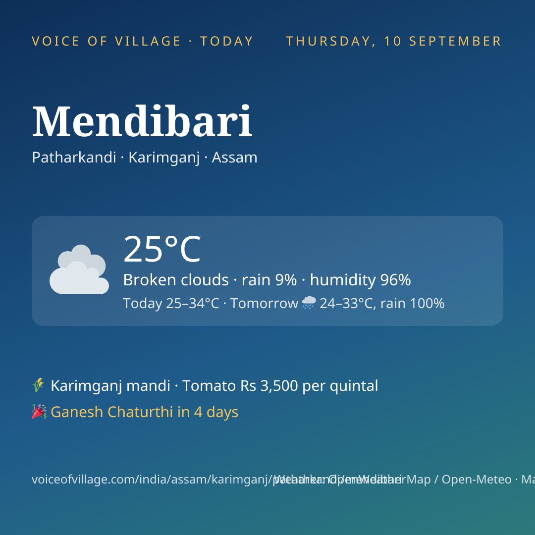 Mendibari today