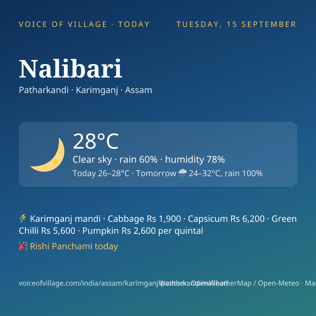 Nalibari today