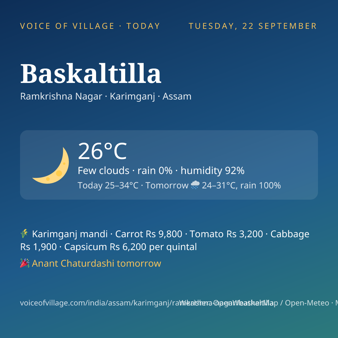Baskaltilla today