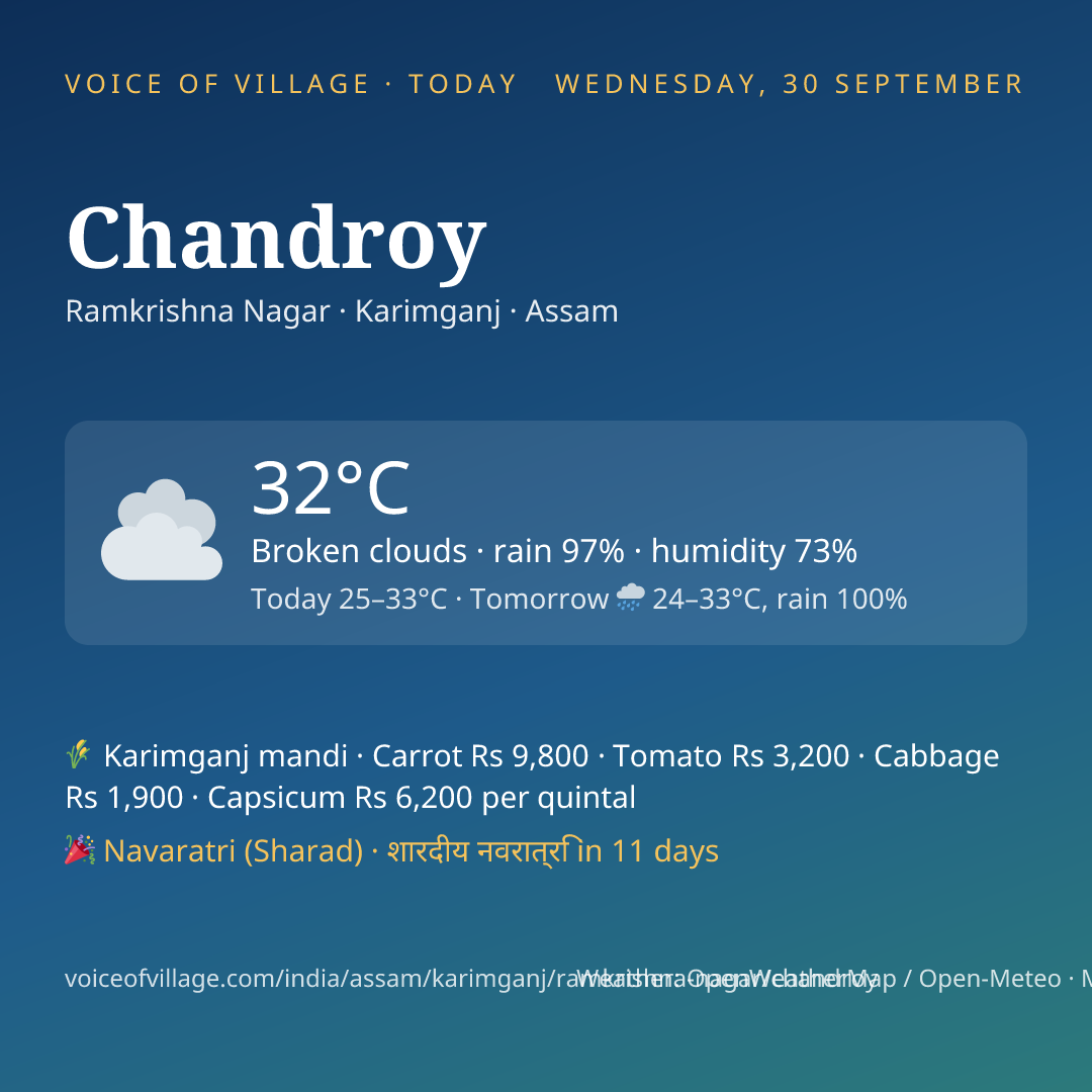 Chandroy today