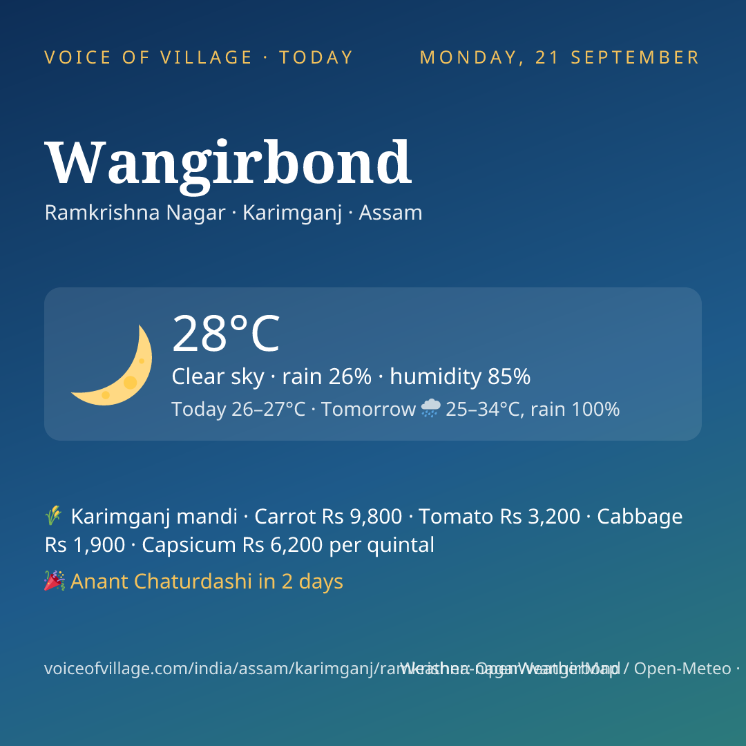 Wangirbond today
