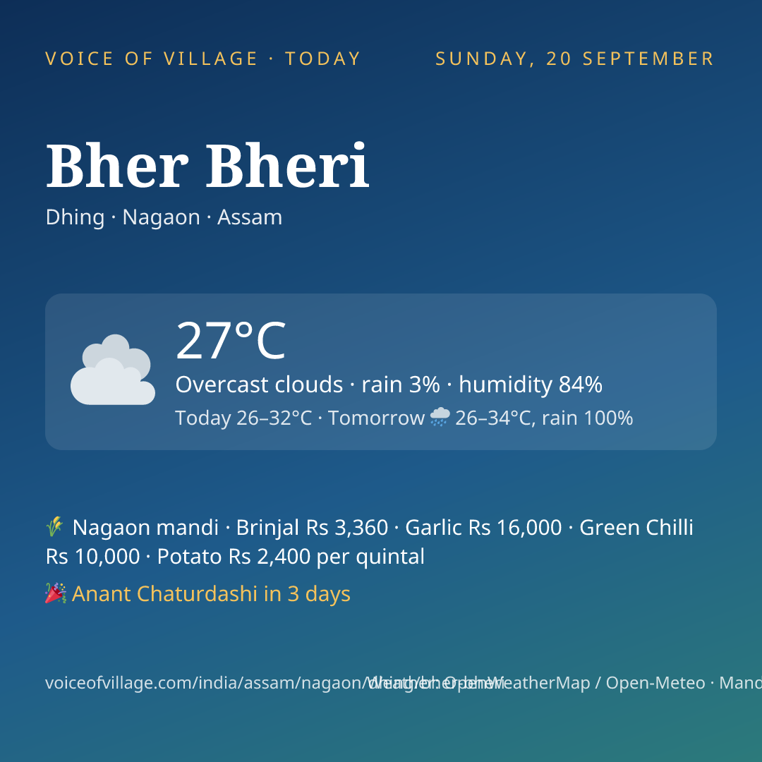 Bher Bheri today