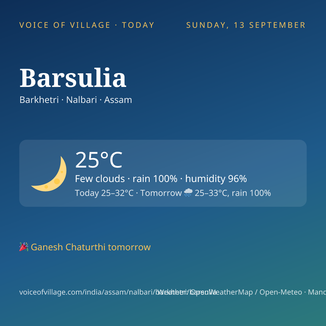 Barsulia today