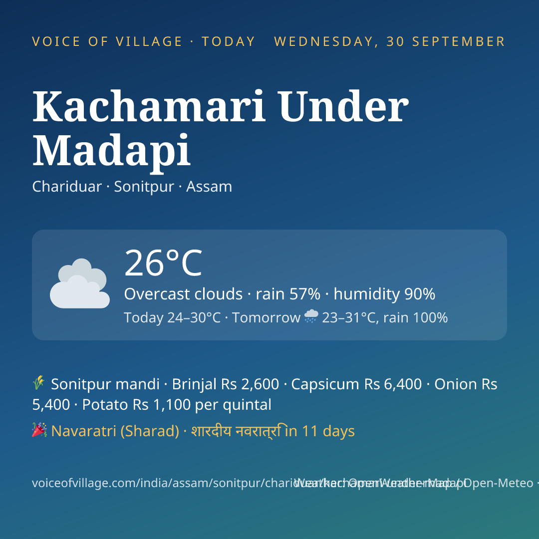 Kachamari Under Madapi today