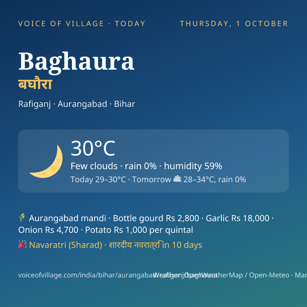 Baghaura today