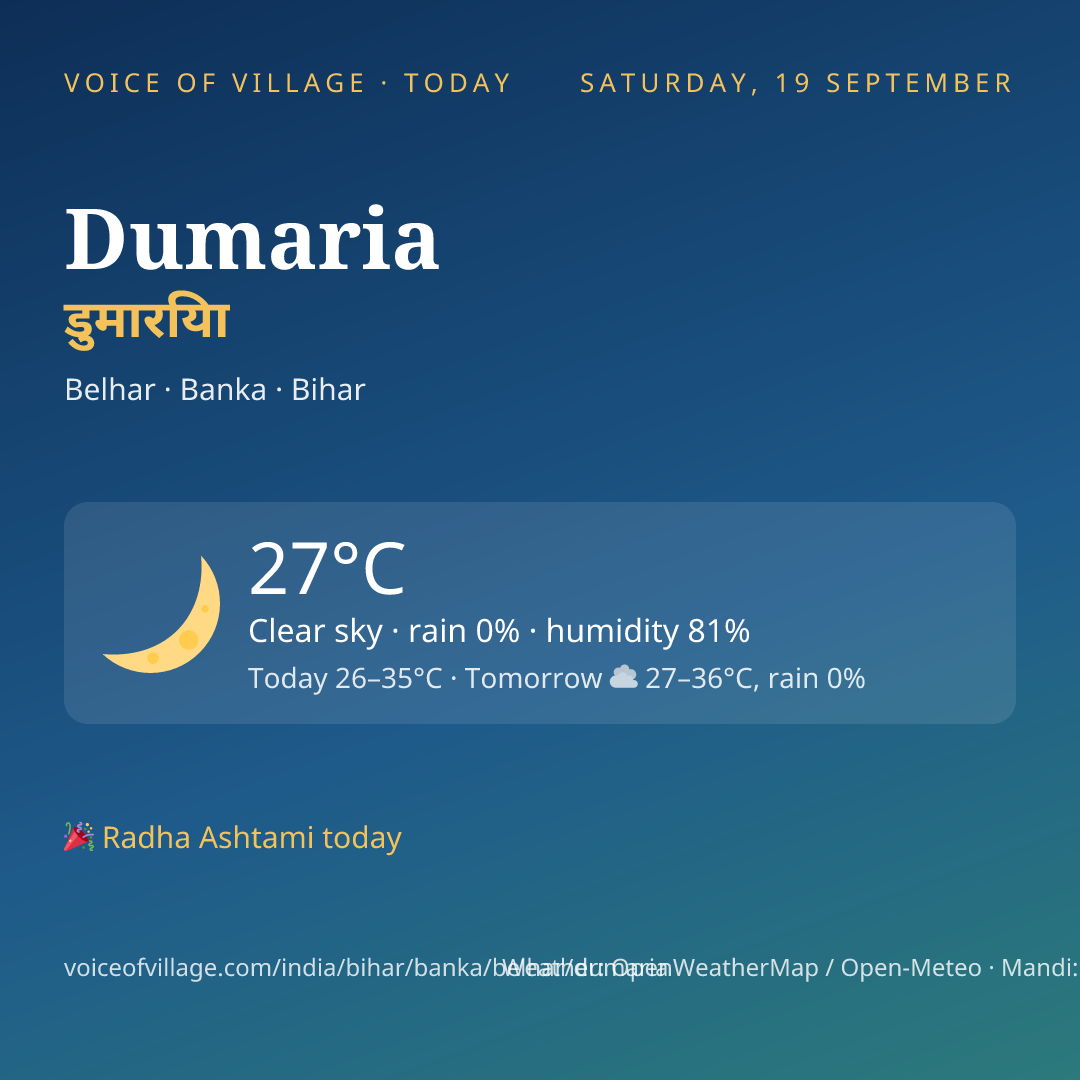 Dumaria today