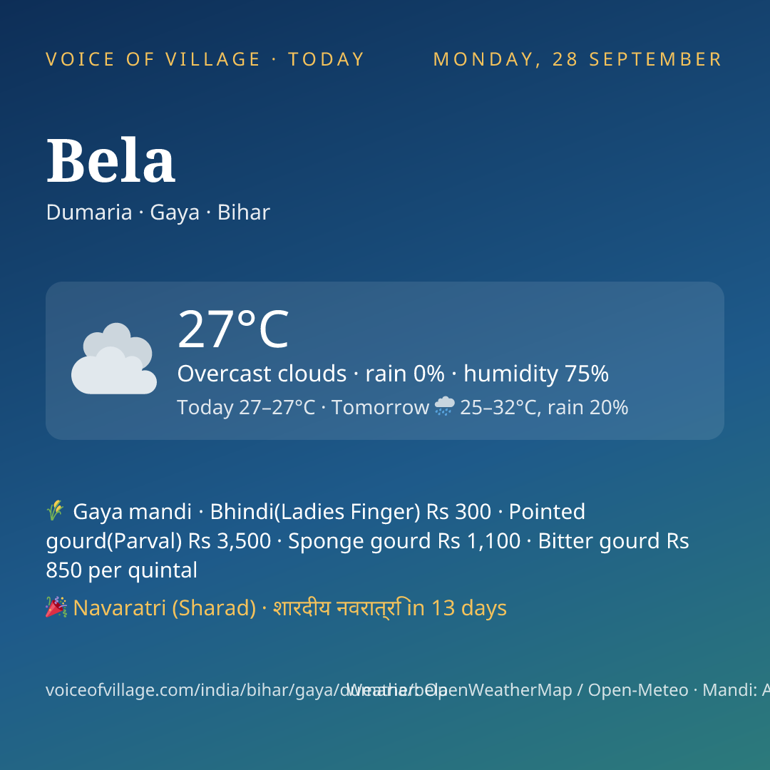 Bela today