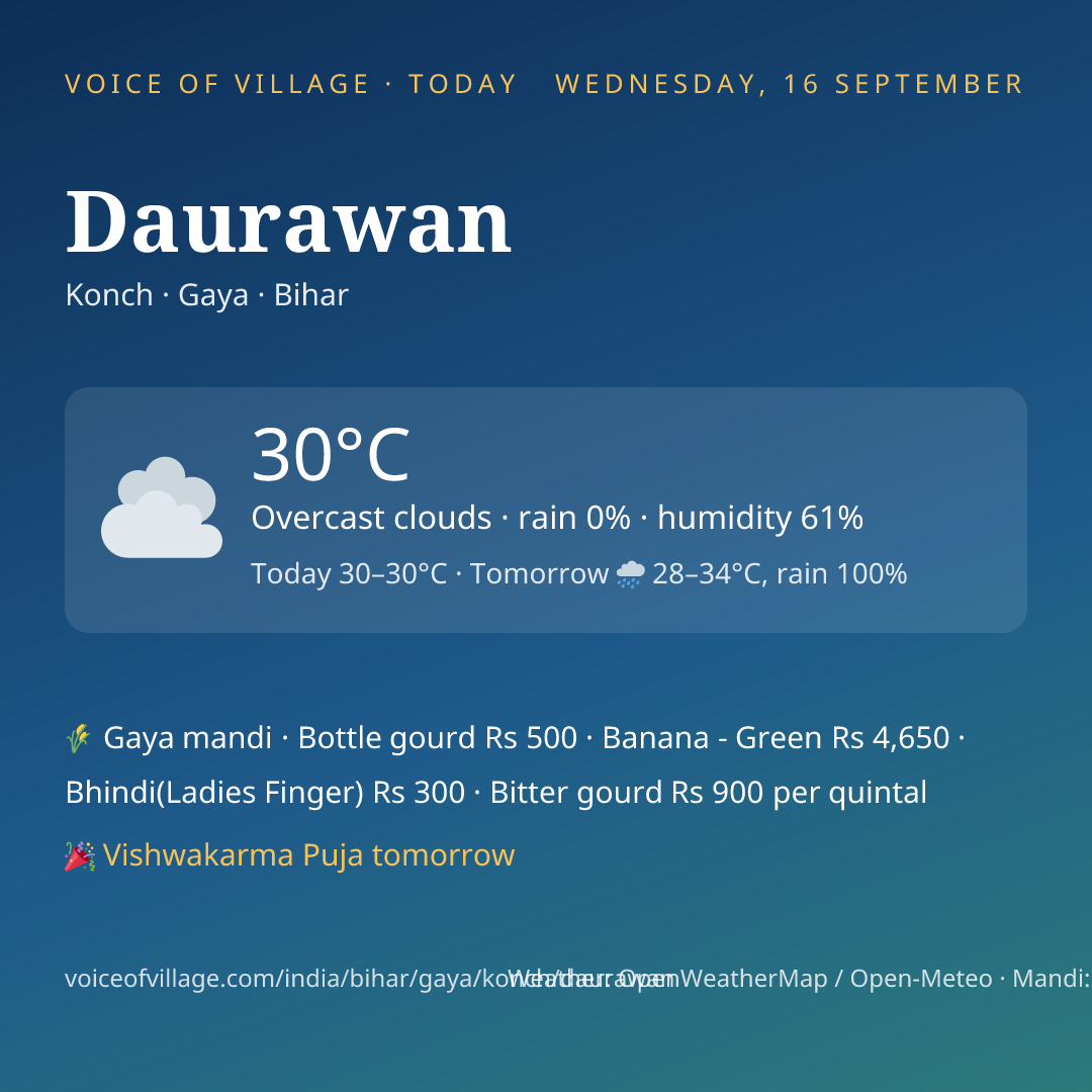 Daurawan today