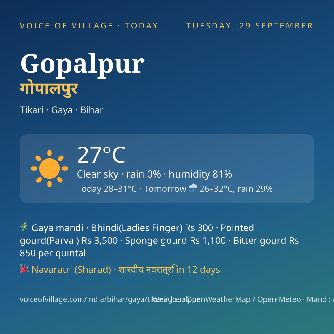 Gopalpur today