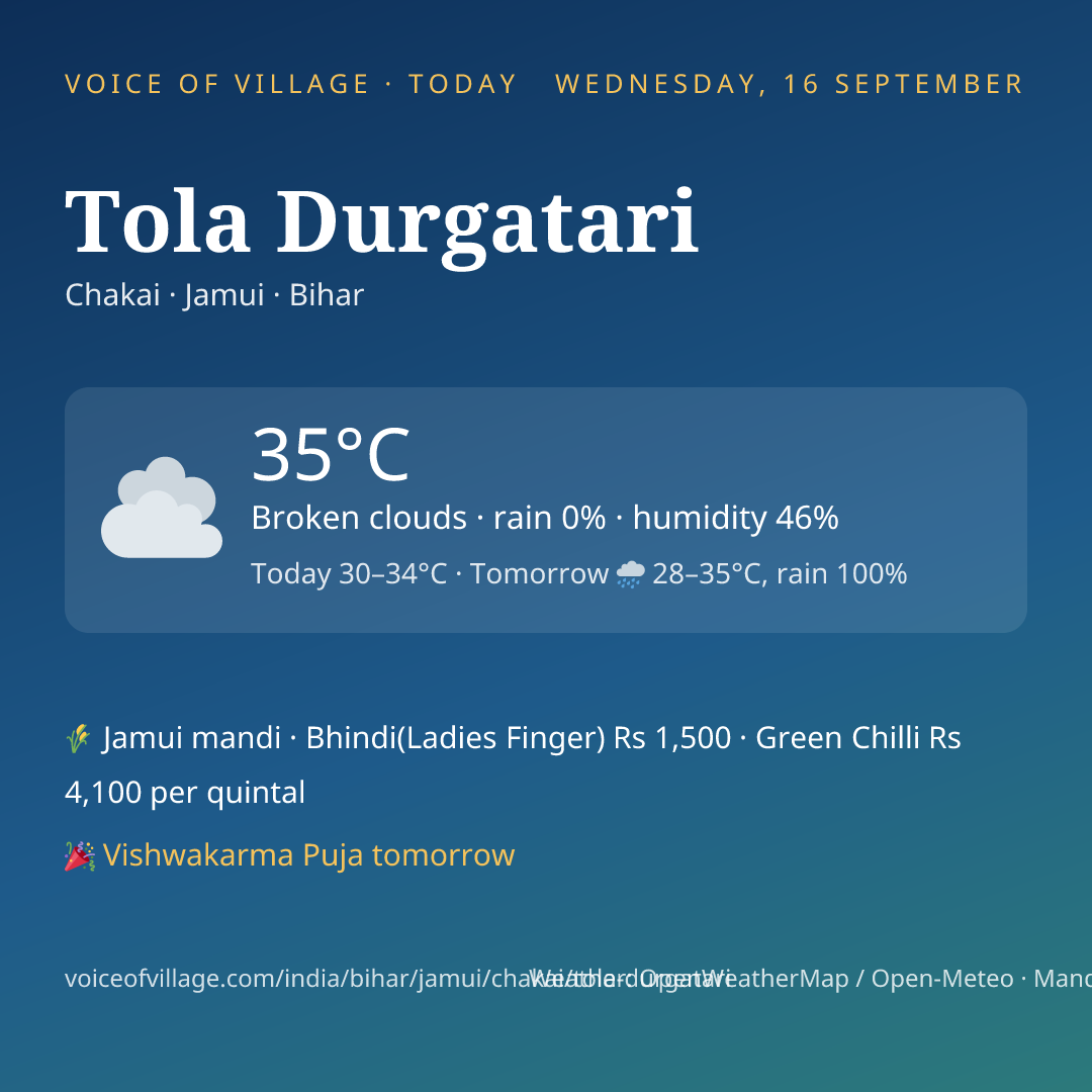 Tola Durgatari today