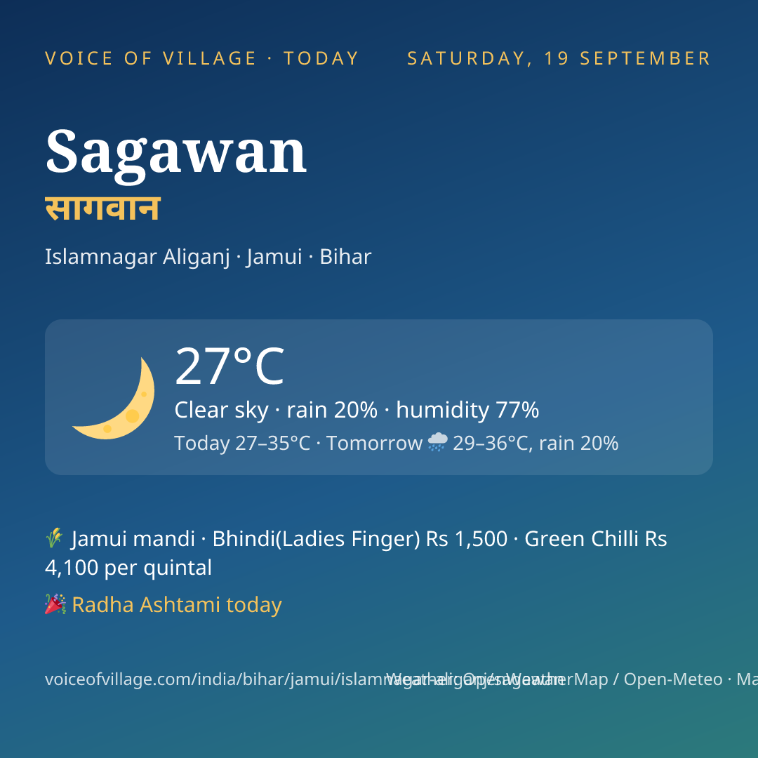 Sagawan today