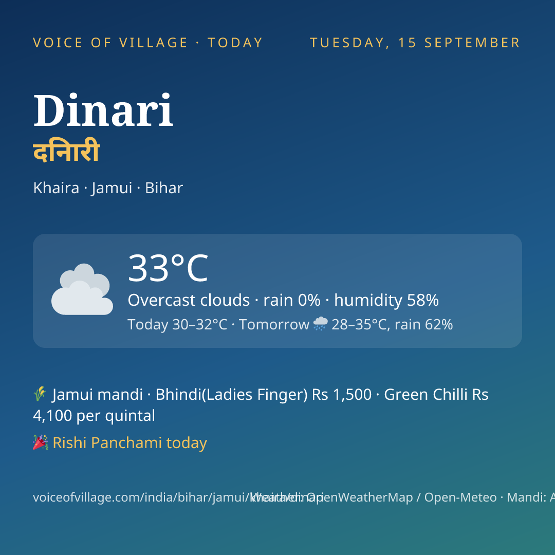 Dinari today