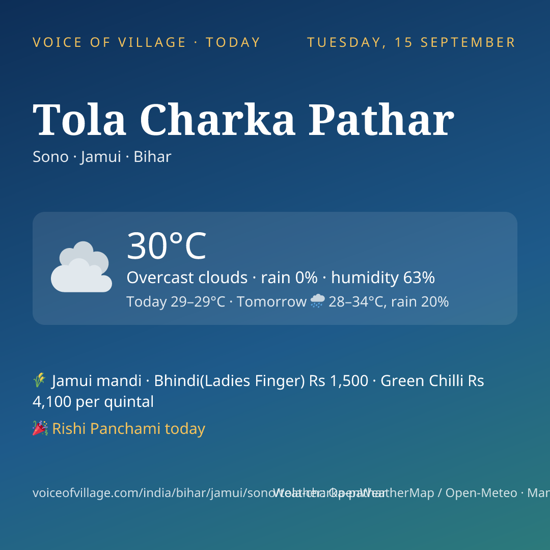 Tola Charka Pathar today