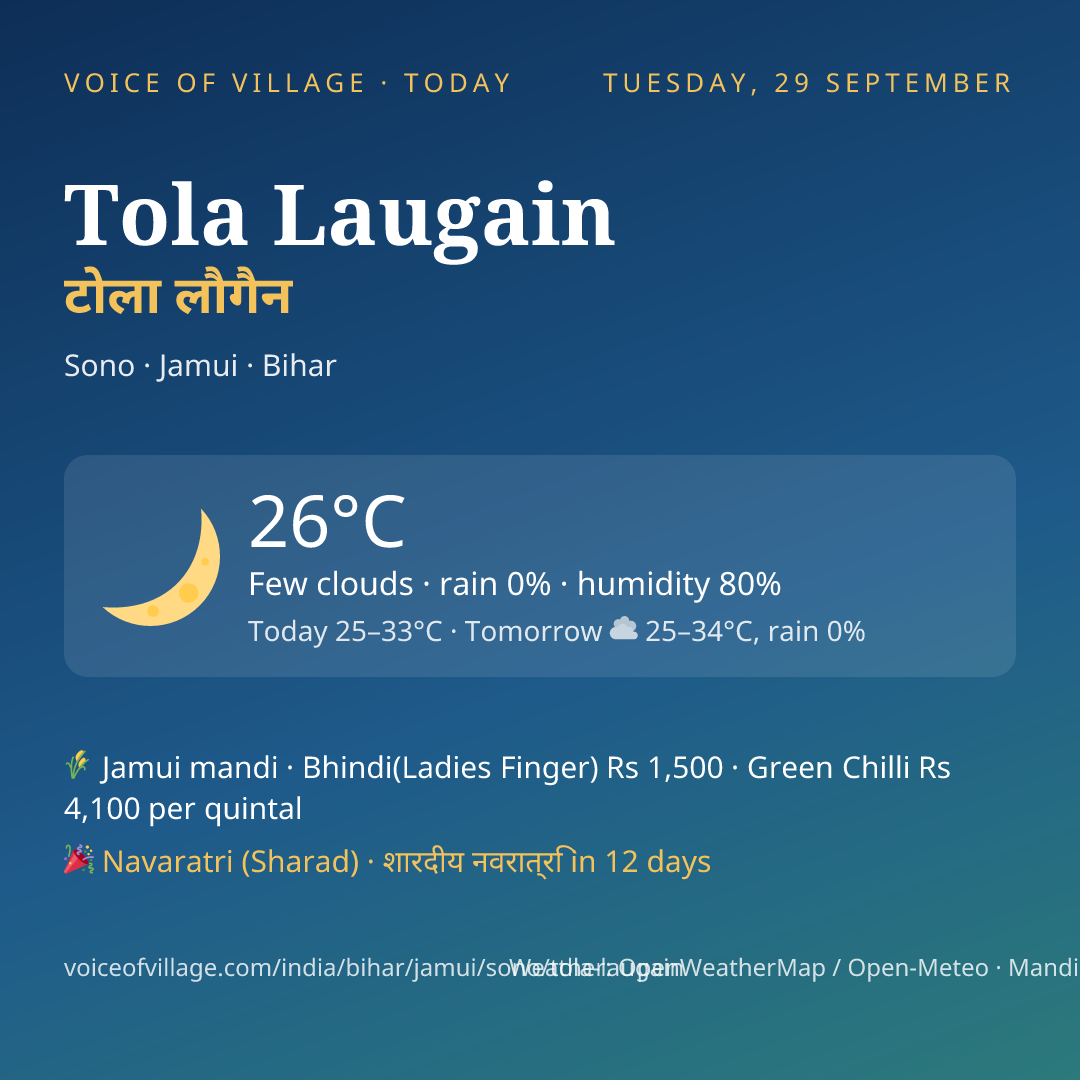 Tola Laugain today