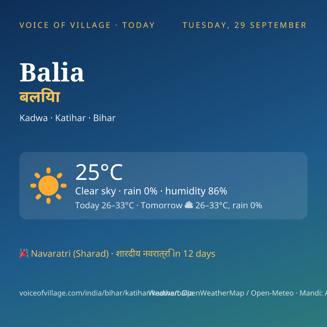 Balia today