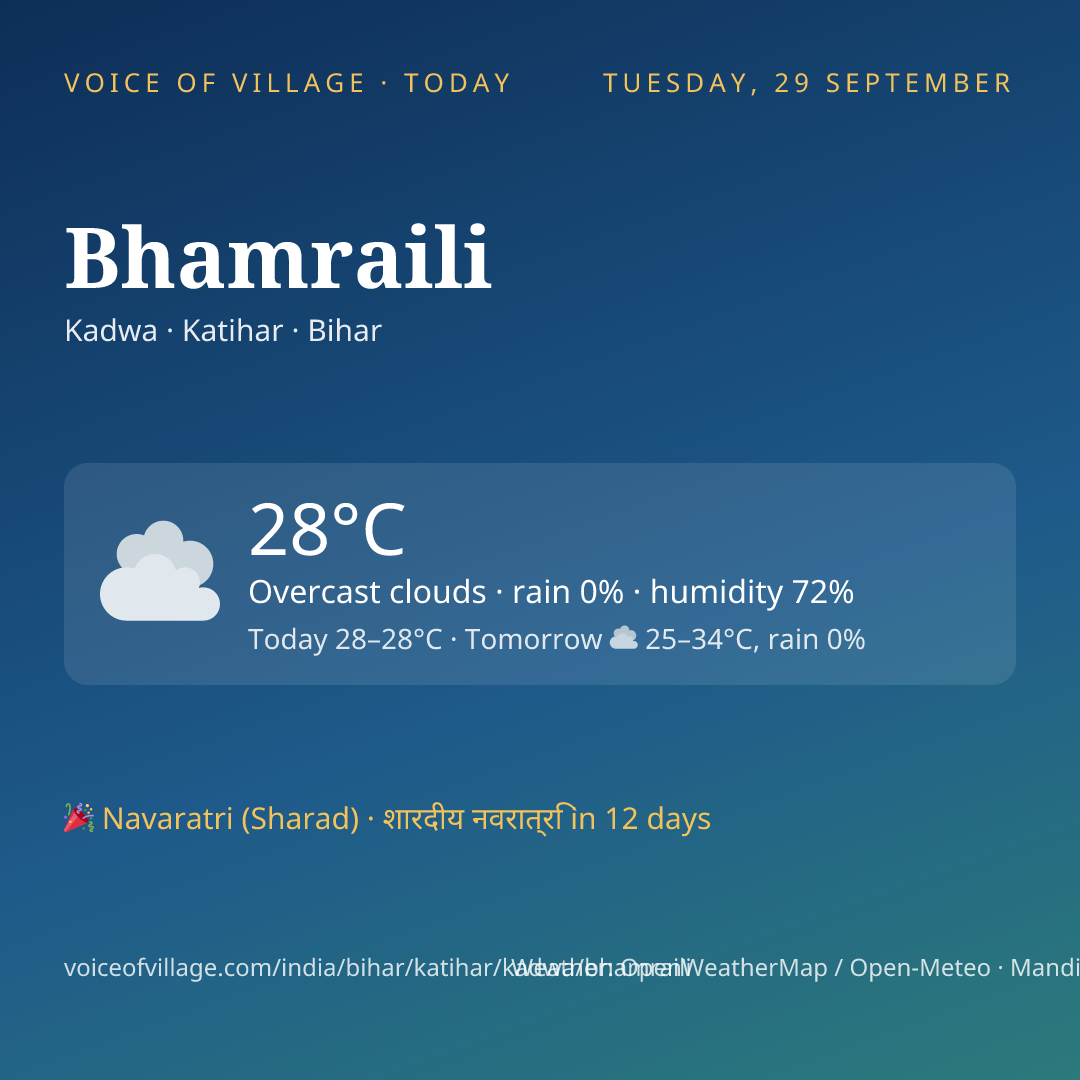 Bhamraili today