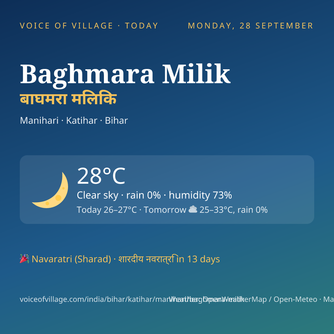 Baghmara Milik today