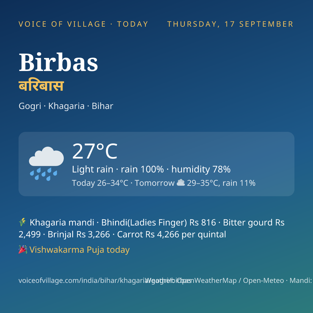 Birbas today