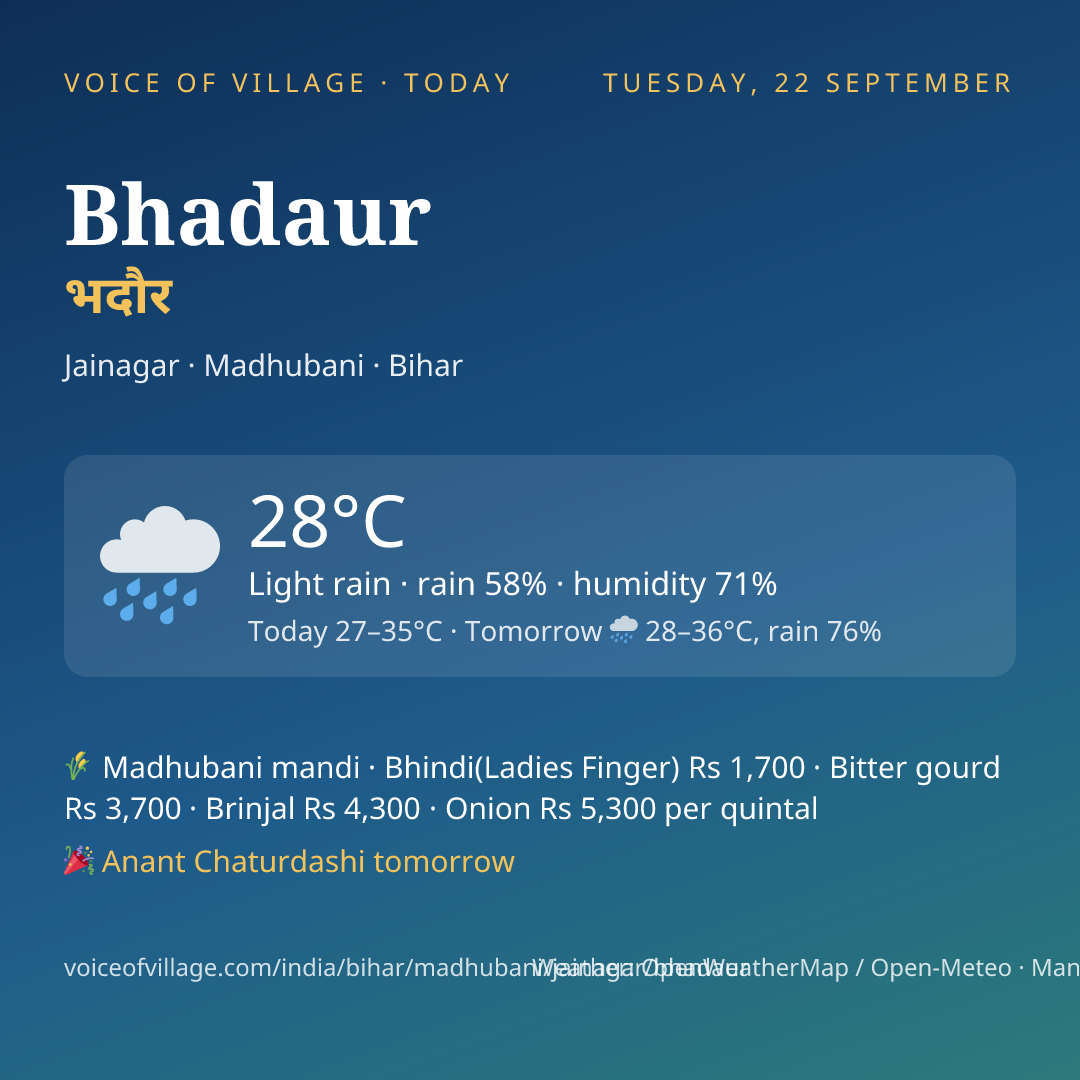 Bhadaur today