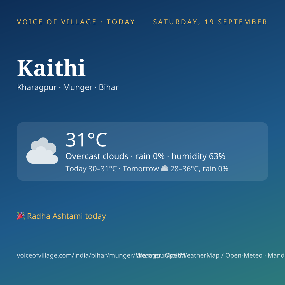 Kaithi today