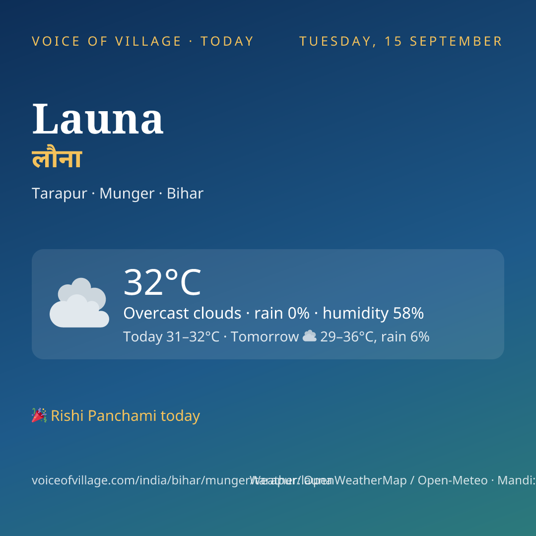 Launa today