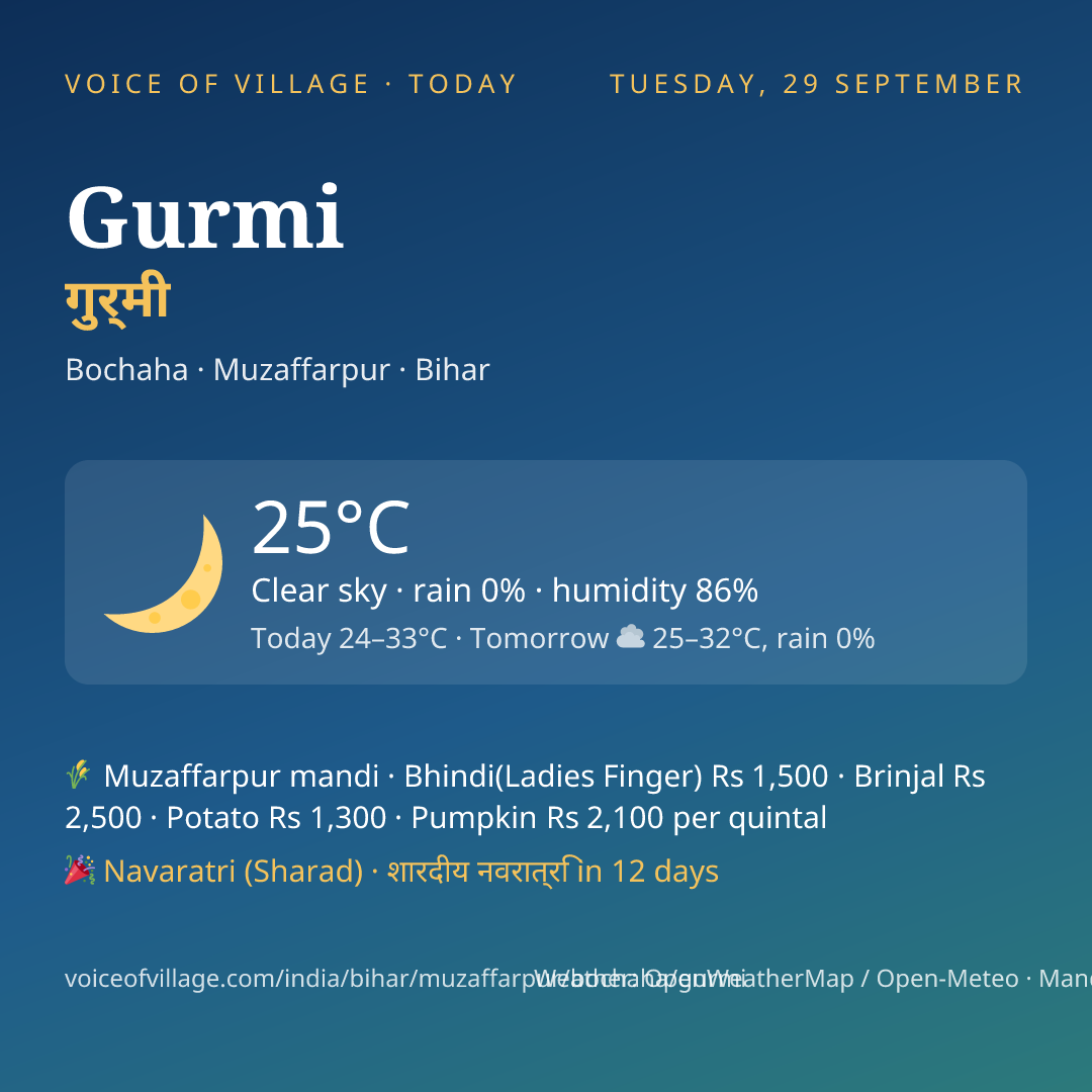 Gurmi today