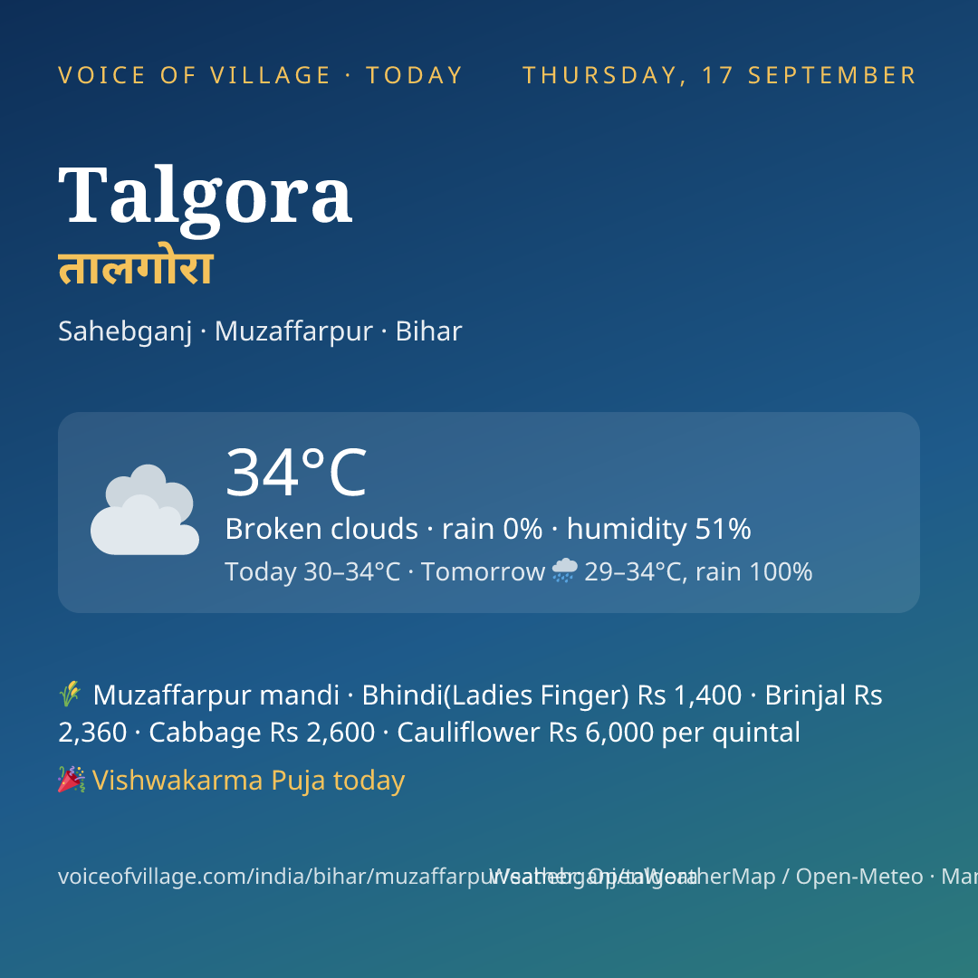 Talgora today