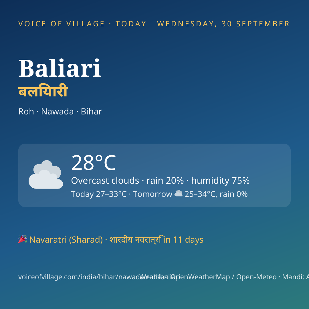 Baliari today