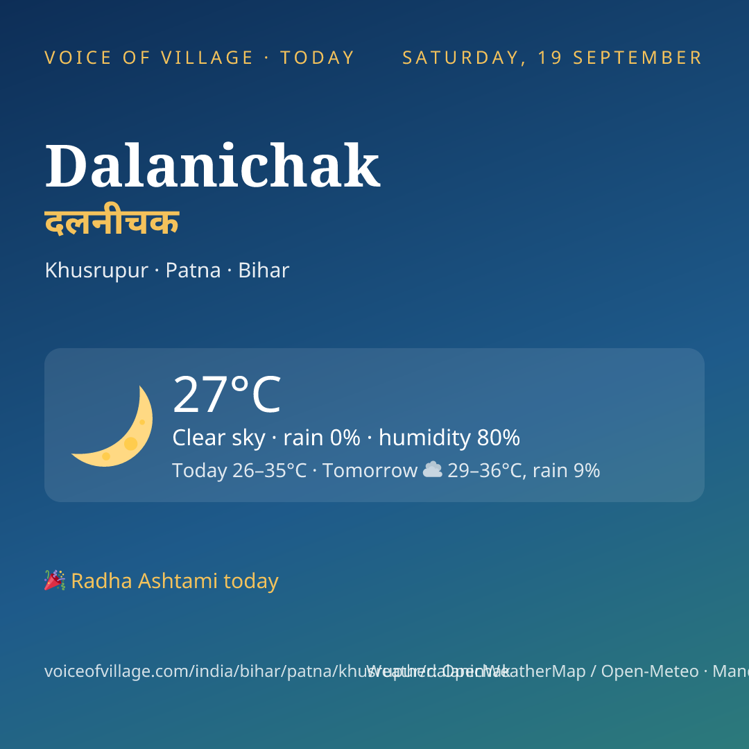 Dalanichak today