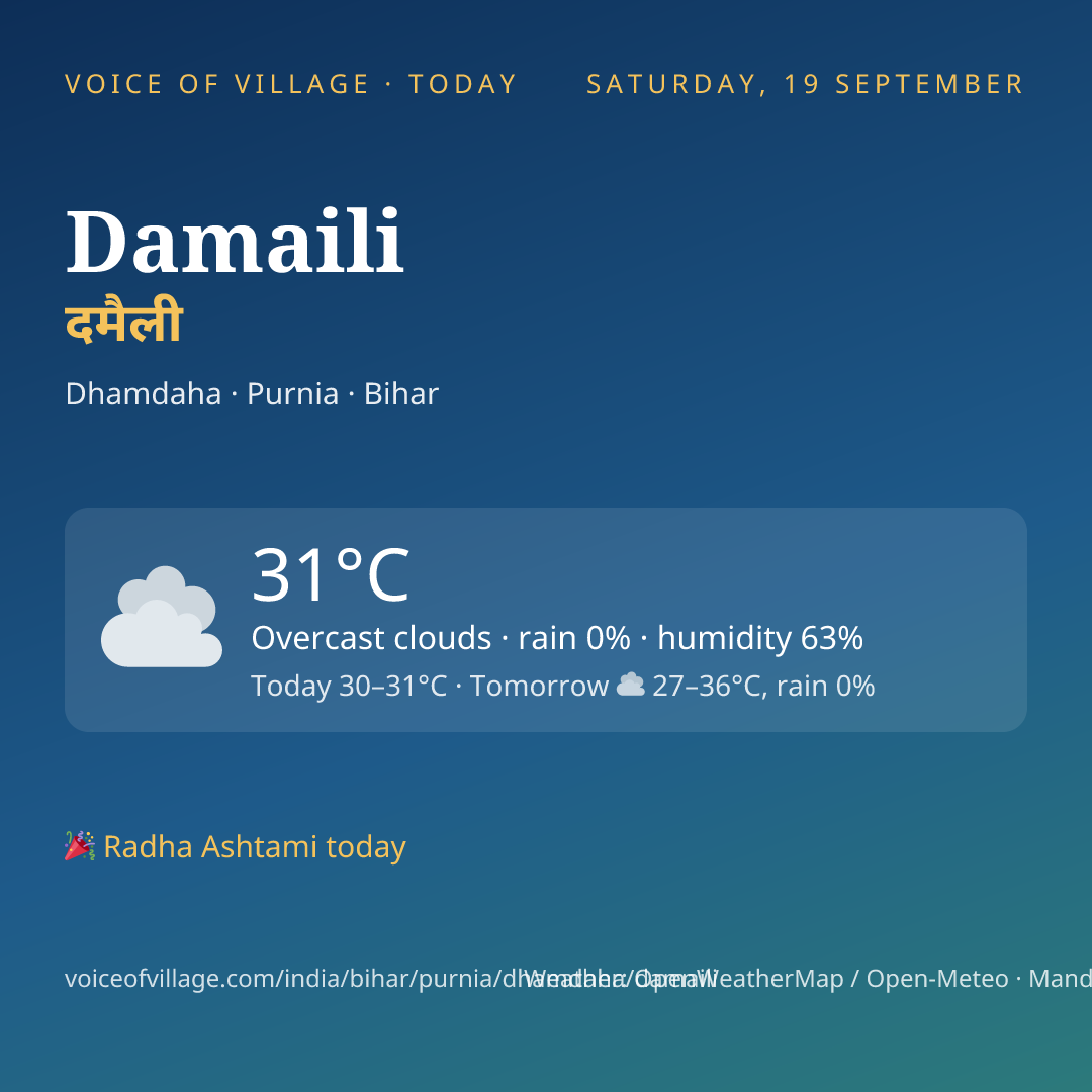 Damaili today