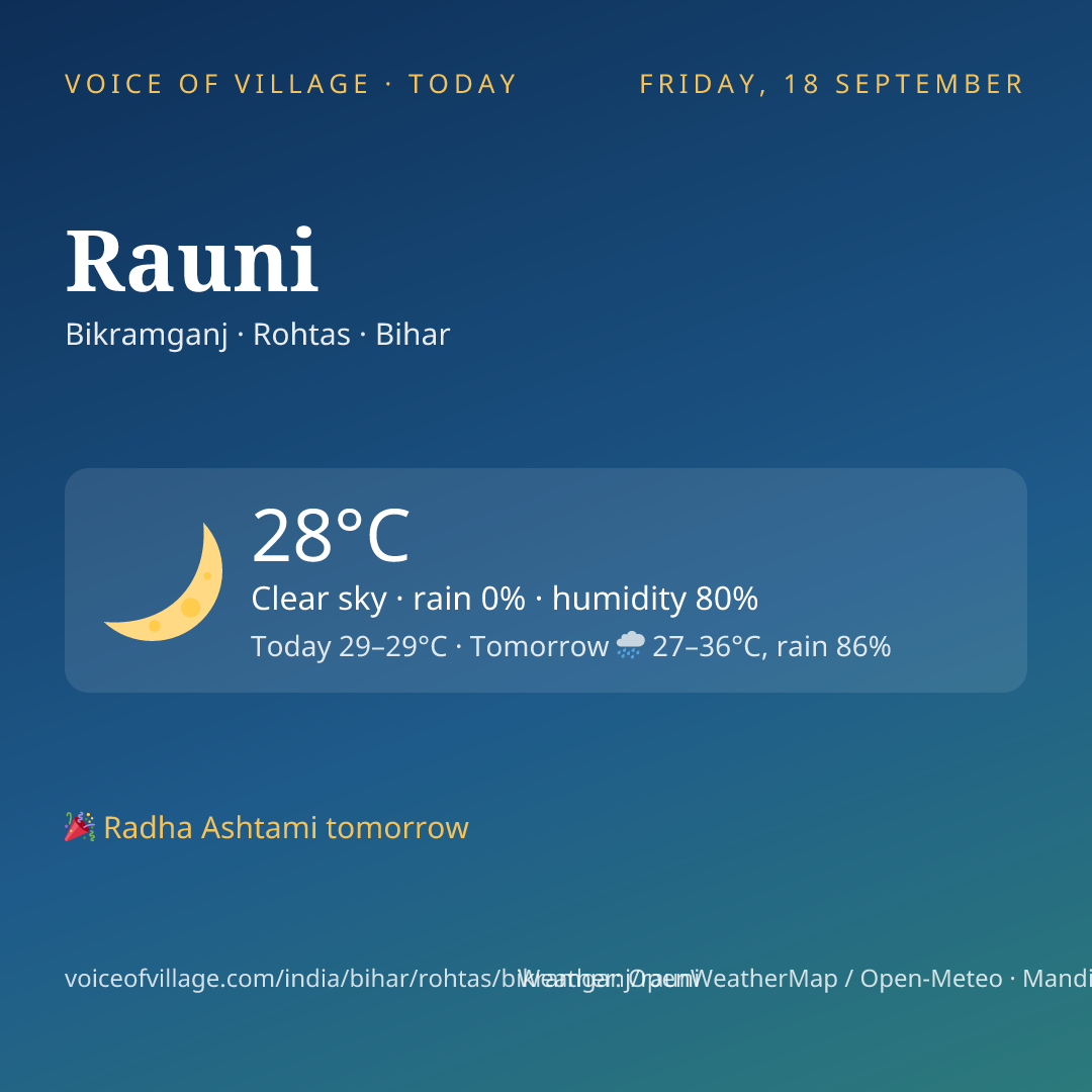 Rauni today