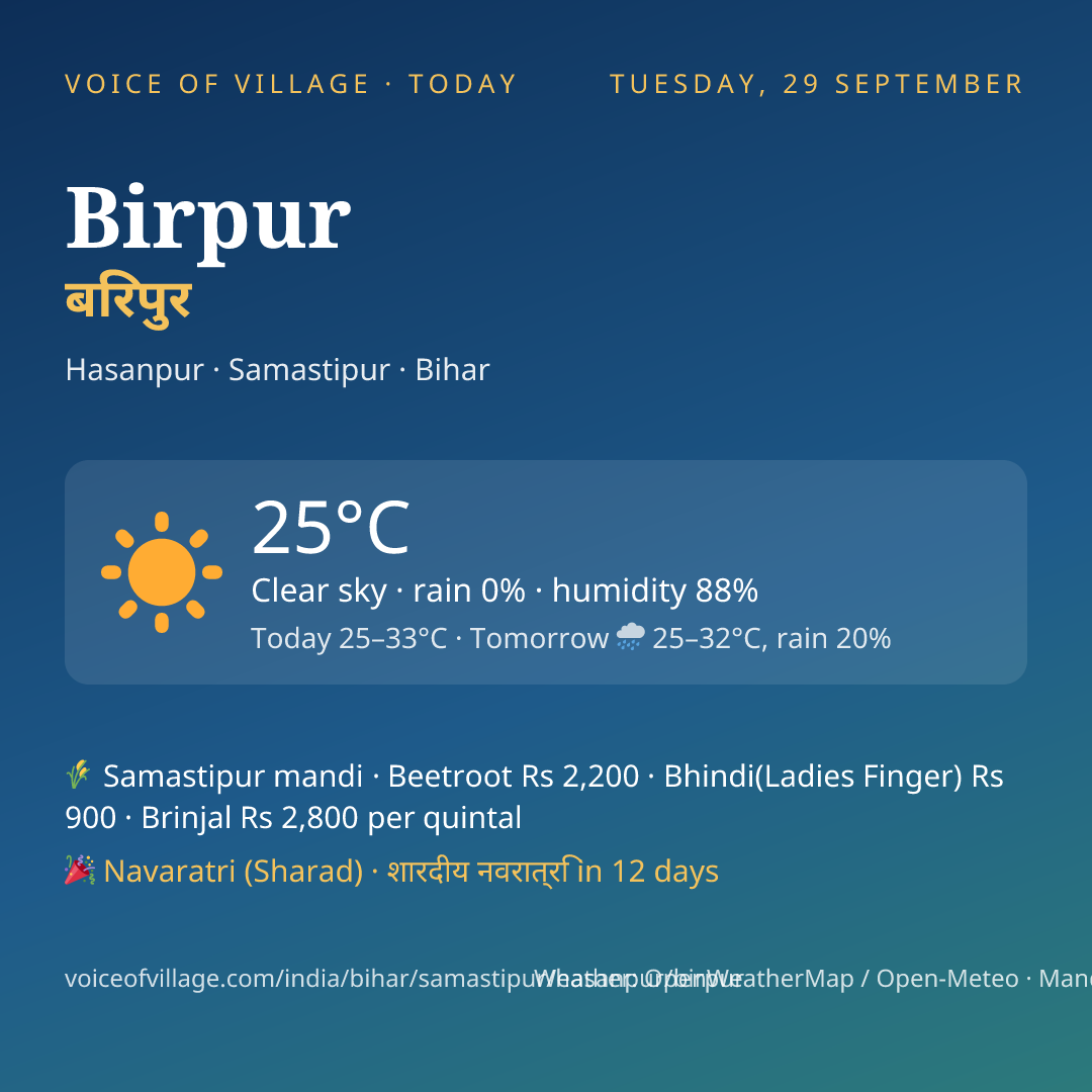 Birpur today
