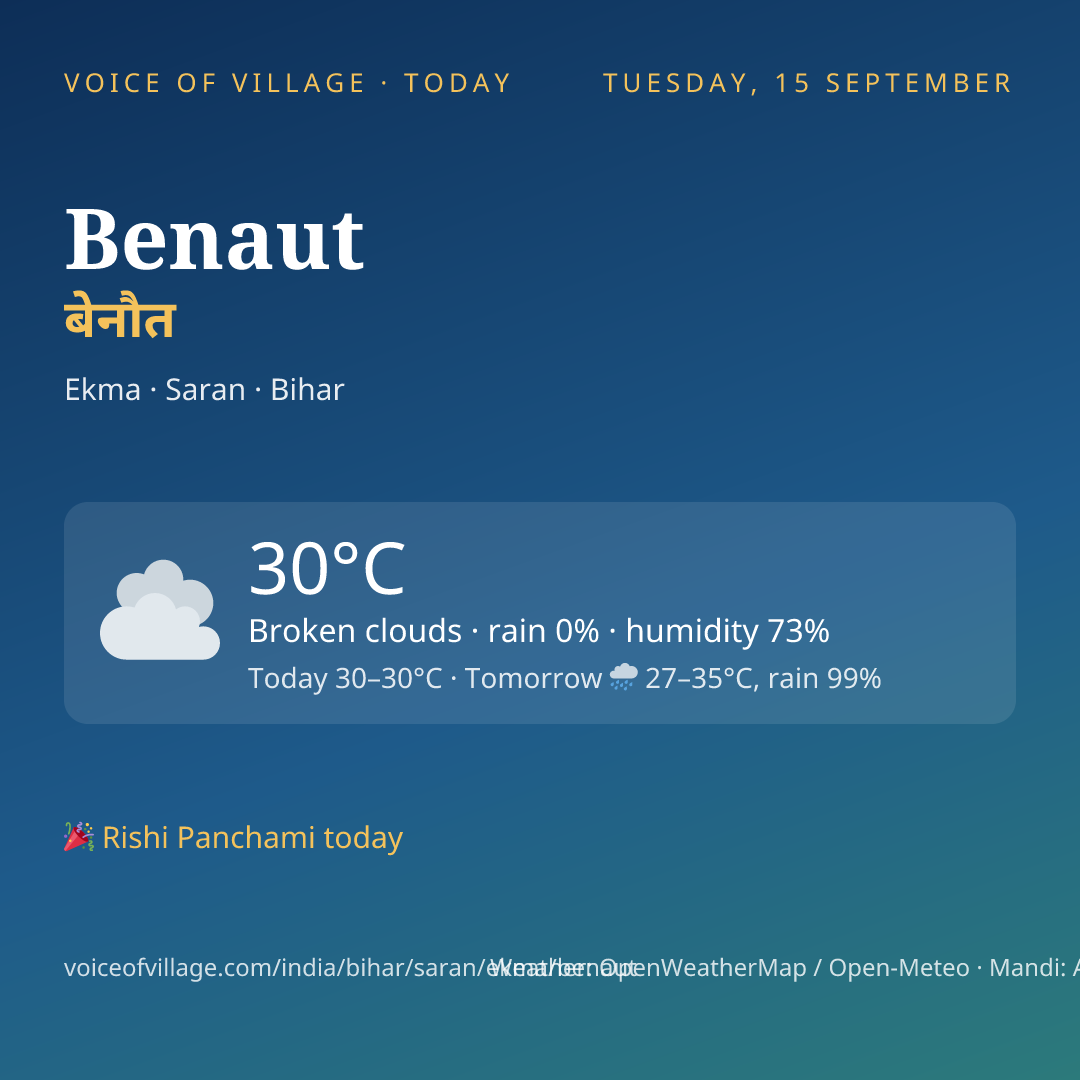 Benaut today